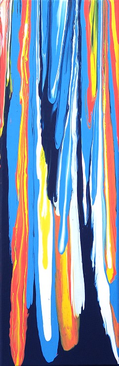 Color10 Fluidpainting, Abstrakte Kunst Malerei