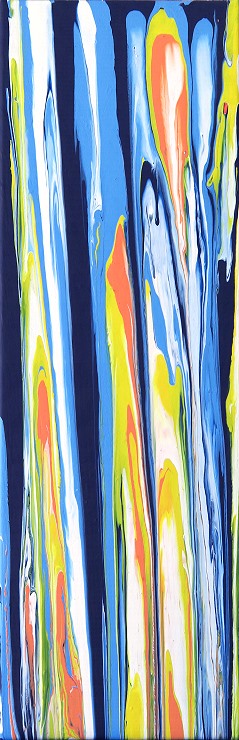 Color9 Fluidpainting abstrakt, Gemälde