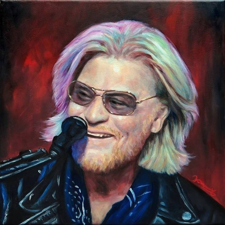 Daryl Hall Portrait Oil Painting