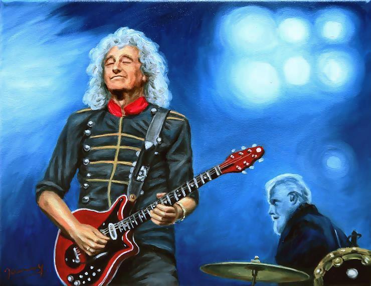 Queen Brian May Roger Taylor Gemälde
