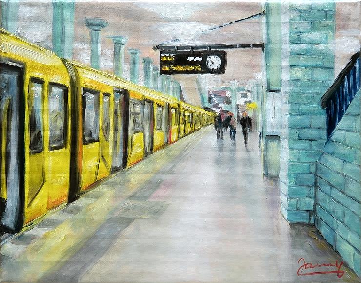U-Bahn Berlin (4) Gemälde